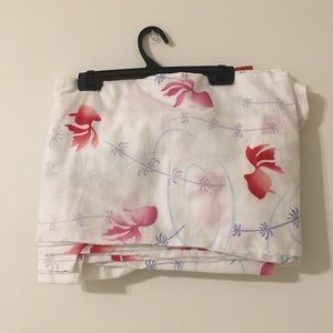 Yukata with gold fish design